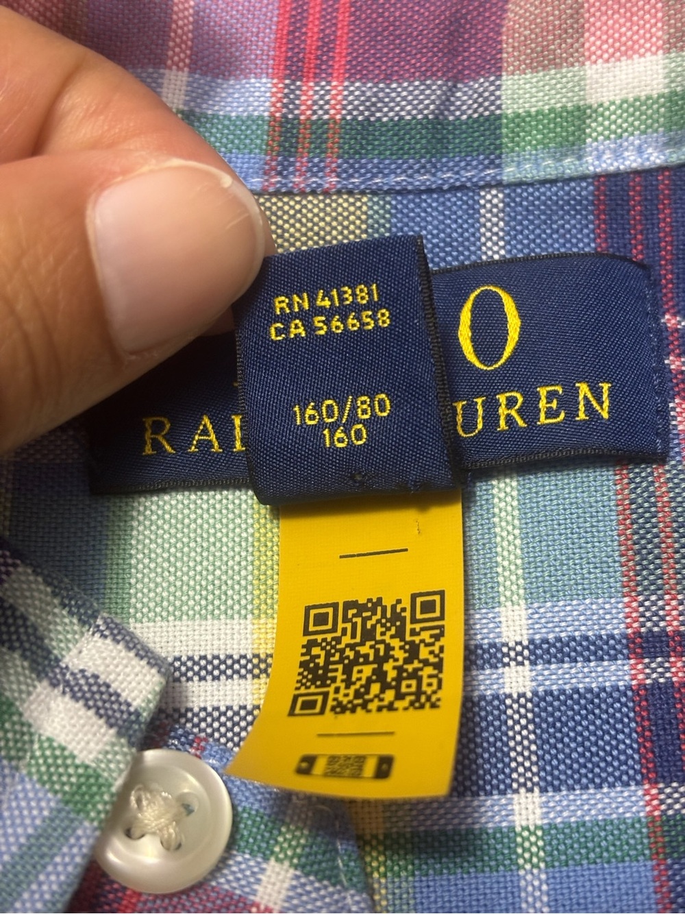 Polo Ralph Lauren Multicolor Plaid Short-Sleeve Button-Down Shirt Size Large - Picture 4 of 7